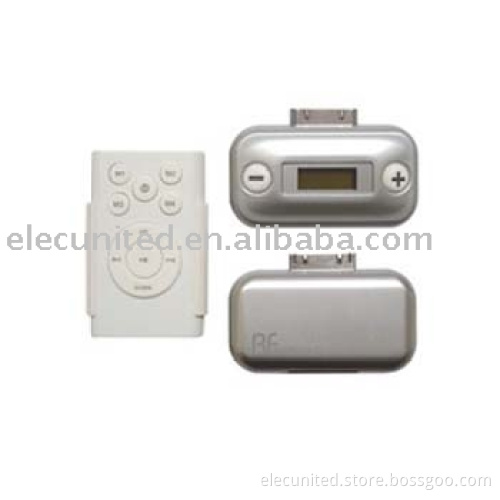 For iPod FM Transmitter with RF Remote